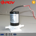 Plastic acid corrosive low pressure micro miniature solenoid valve